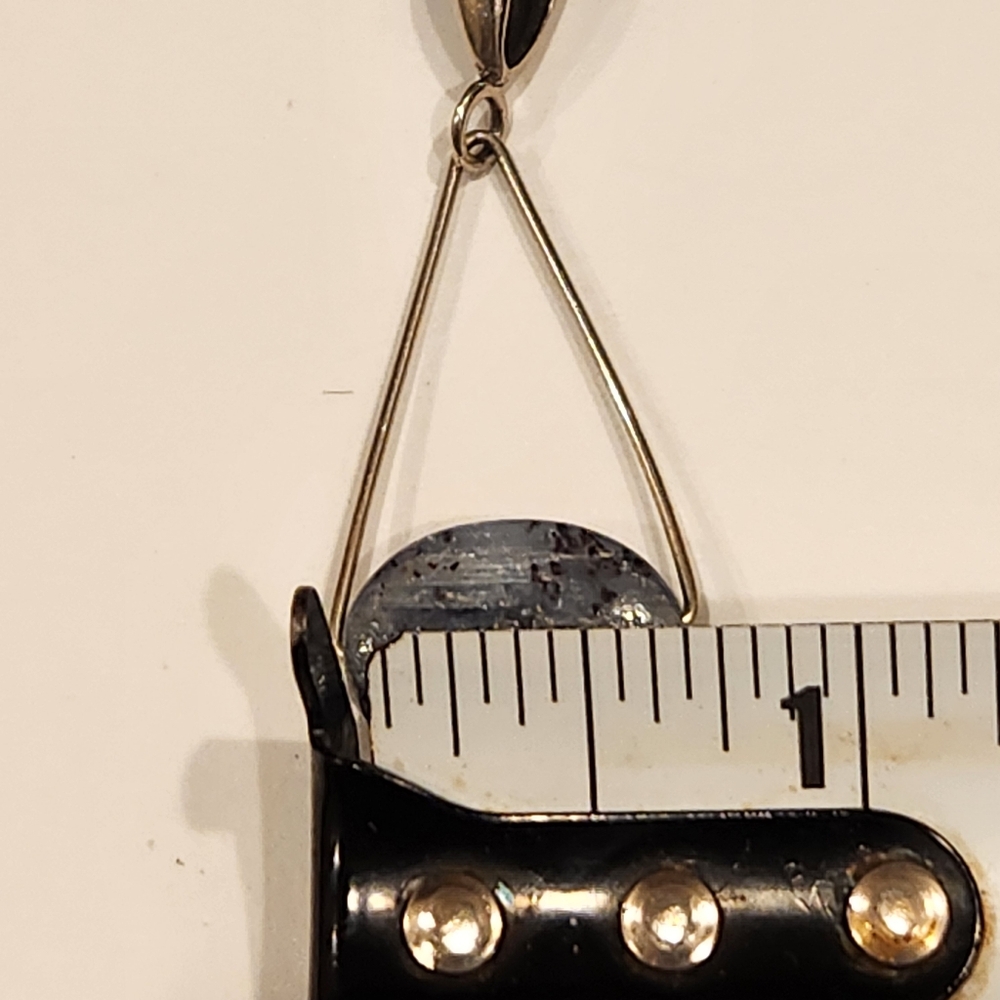 925 Sterling Silver Dragonfruit Triangular Pendan… - image 4